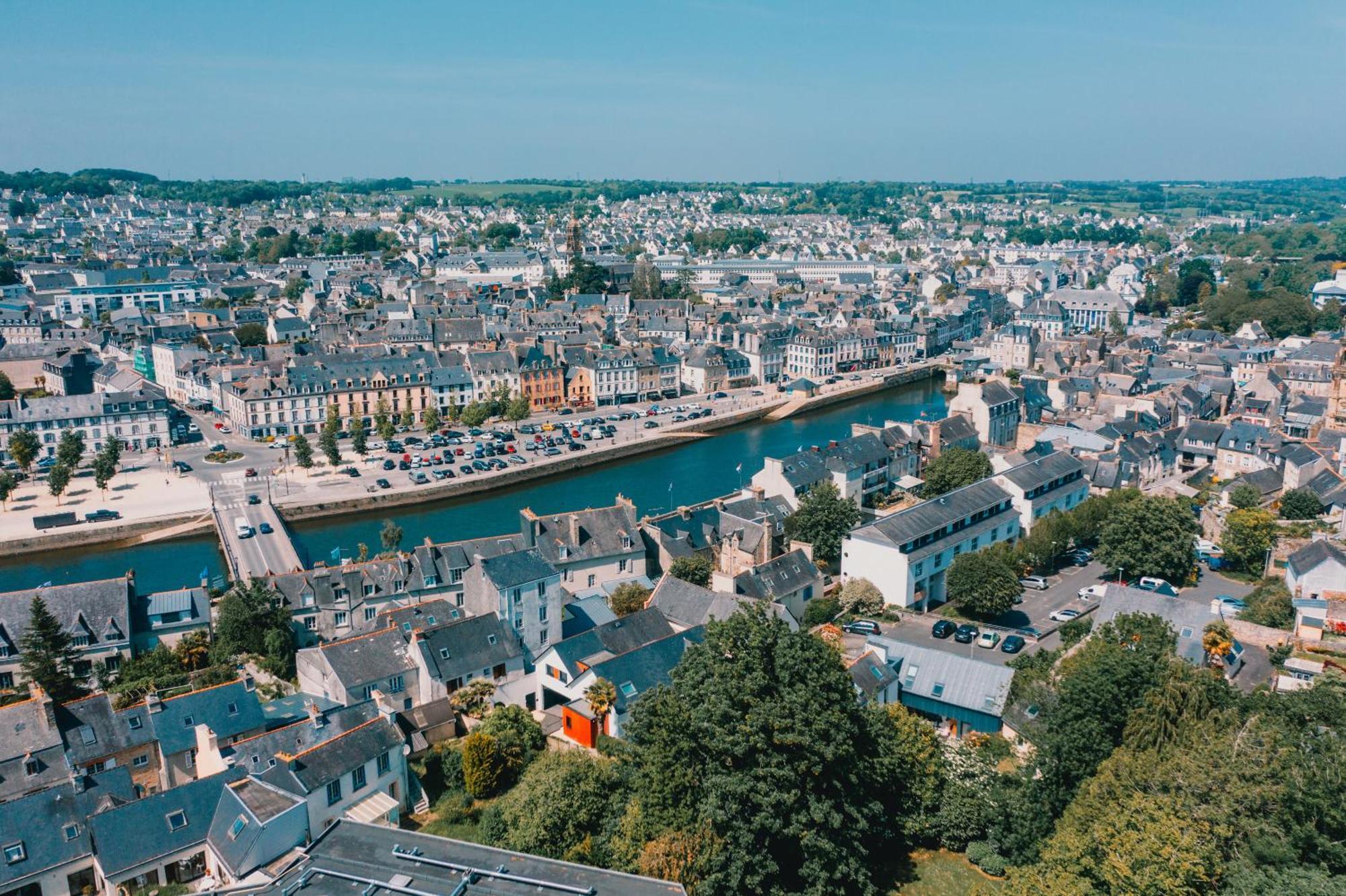 Le Clos Du Pontic Logis Et Cit'Hotel Landerneau Exterior foto